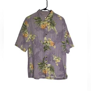 Jamaica‎ Jaxx Men’s Medium 100% Silk Hawaiian shirt